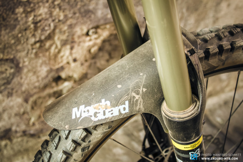 Worth their weight in gold.  These tiny, simple guards keep the mud from your eyes and transform your riding in the mud.  