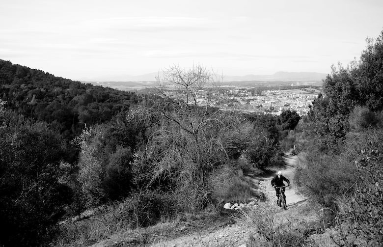 Enduro Ride Andreu Lacondeguy uphill