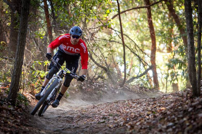 After spending the summer chasing the Enduro circuit around the US in his sprinter van, Aaron Bradford came home to the Santa Cruz Super Enduro. After a fourth place finish, Bradford hopped on a plane to compete in EWS Finale in Finale Ligure, Italy. GO RADFORD! Photo: Called to Creation.