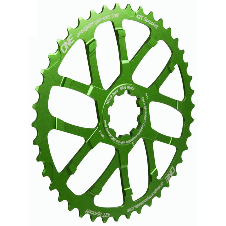 OneUp-Components-42T-Sprocket-green-3d-front