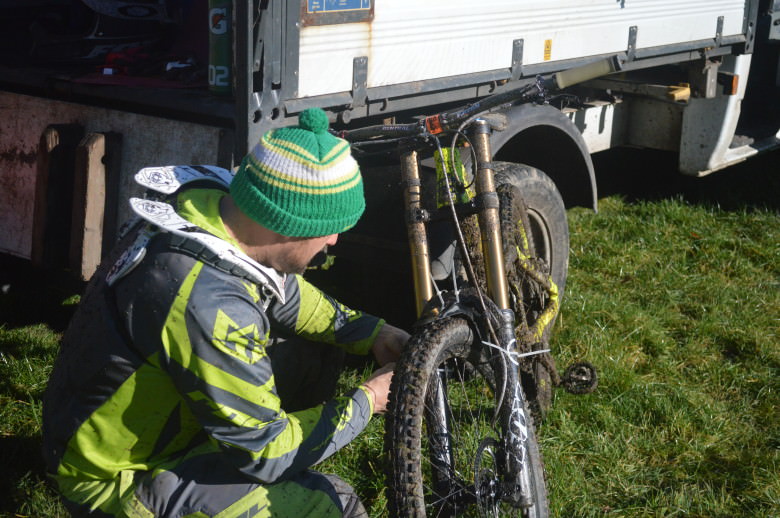 Stu Hughes chose the DH rig, fettling is a must!