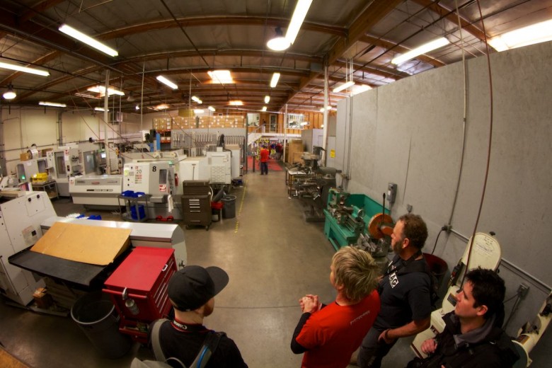 A view in the Intense Factory in Temecula, California