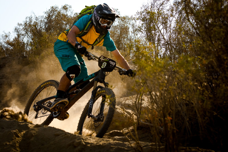 Yeti's Joey Schusler finishing 7th on his SB-66 Carbon. Photo by Dave Trumpore.