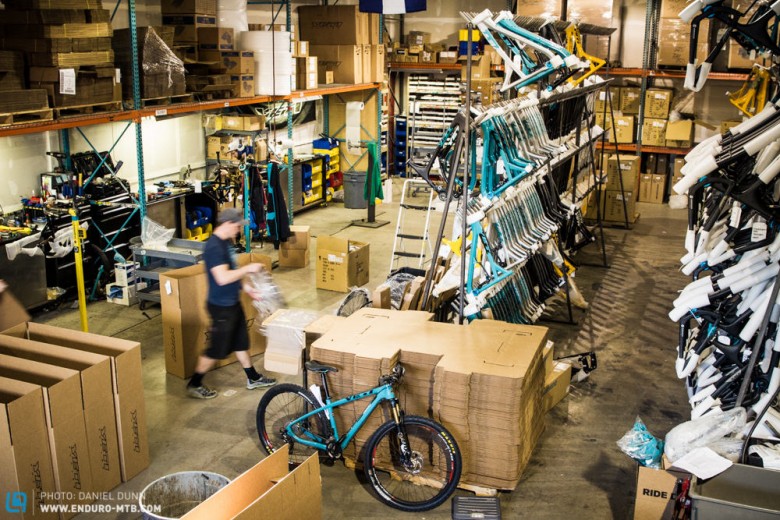 The warehouse is always a beehive of activity, with lots of building of bikes and shipments going out at all times of the day. 