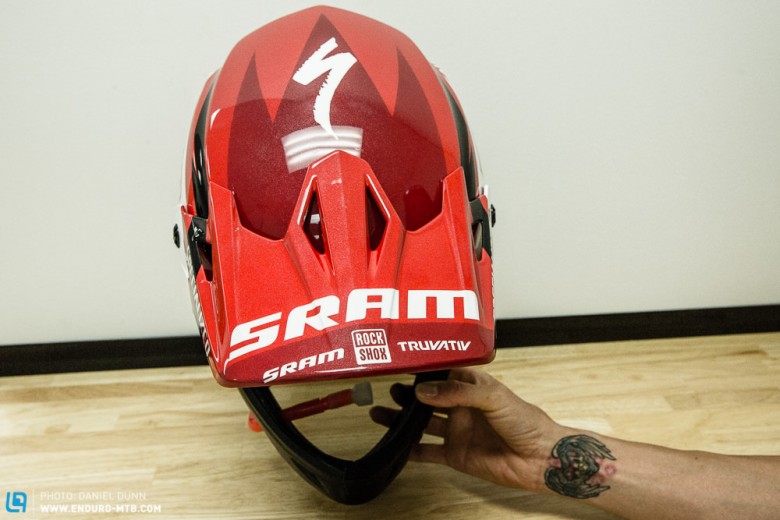 SRAM is all over Beerten's personal gear. They know they get lots of airtime sponsoring her. 
