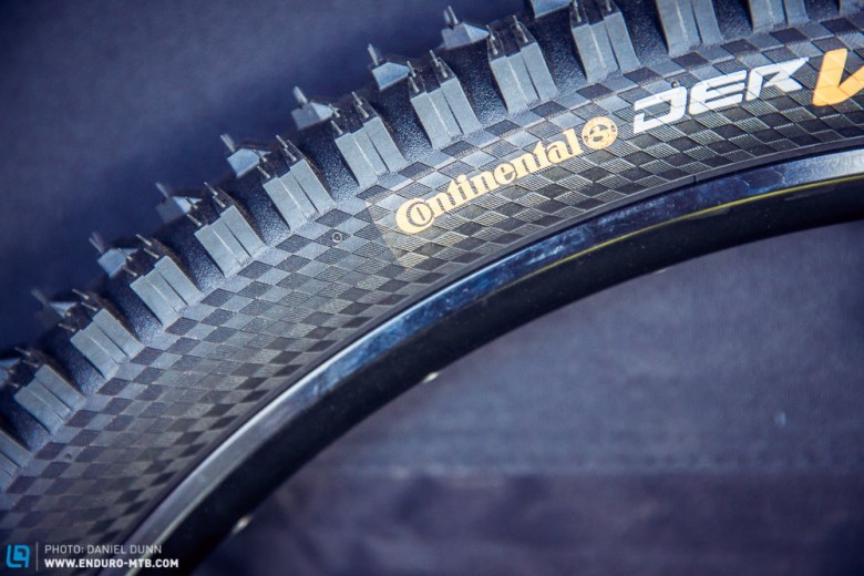 Both tires feature the Apex sidewalls, to help limit pinch flats!