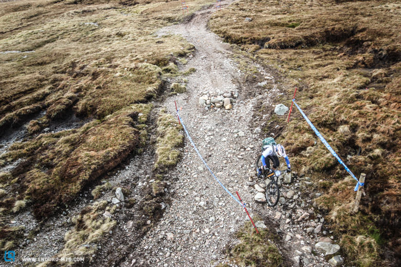 The red route was as rough as a badgers arse, and a right handful with pumped up arms!