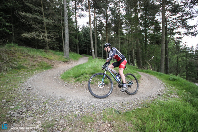 The climbs took in some of the smooth trails that have made Glentress famous!