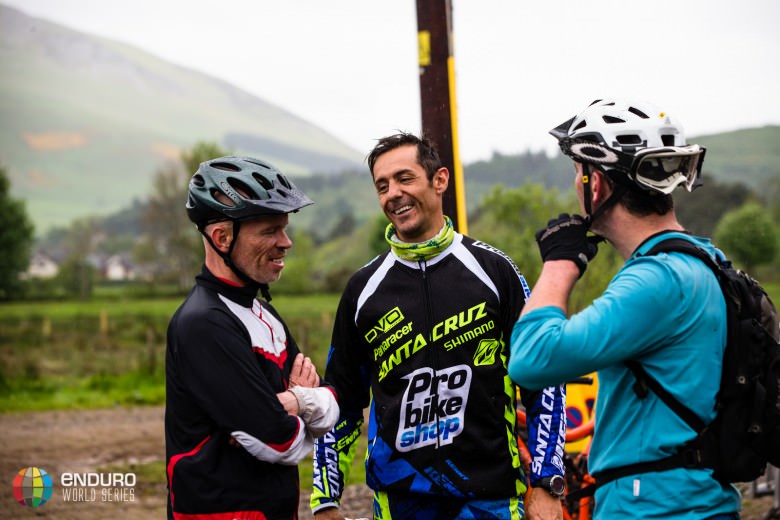 Plenty of legends mixing with the local riders, the EWS has excited the whole valley!