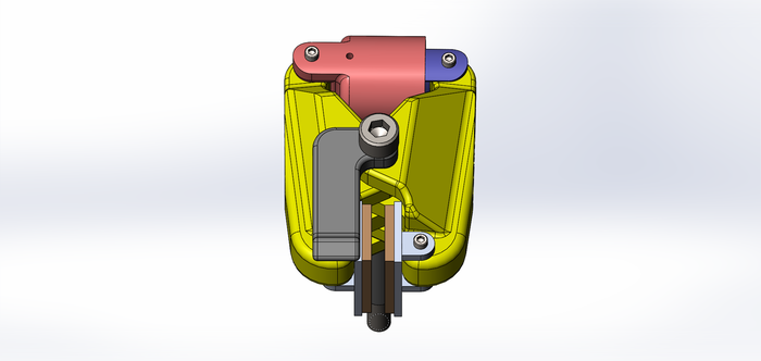 Die Crisp Brake als CAD Zeichnung.