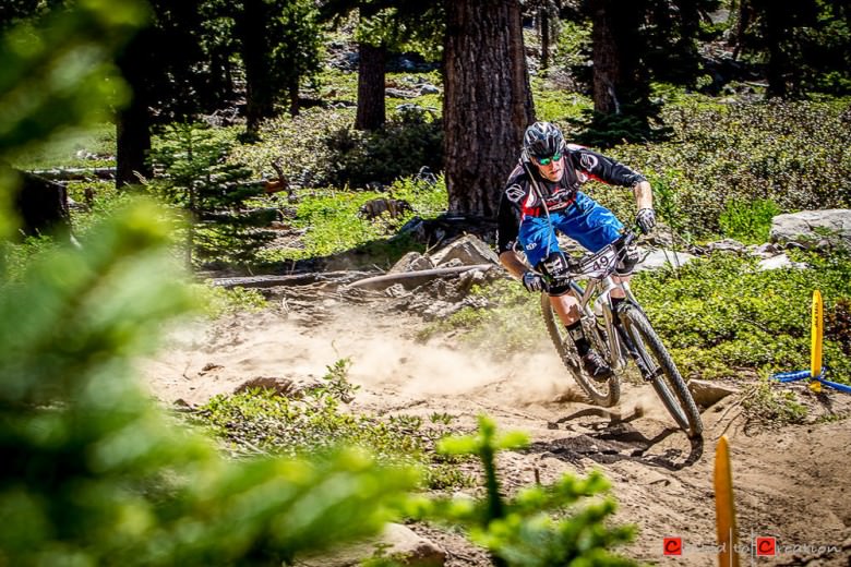 Racers at China Peak will have to let it hang out in the loose Sierra dirt. Photo: Scott McClain, Called To Creation.