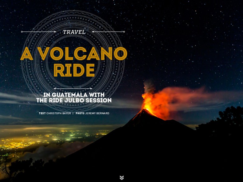 It's getting hot in here. Riding on an active volcano with Fabien Barel. 