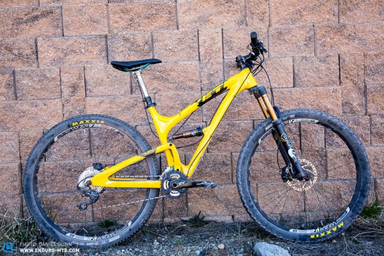 The Yeti SB95c in bright yellow gets a lot of attention. Good or bad, the bike catches people's eyes, and I get a lot of comments on it. 