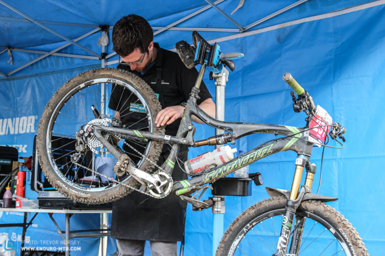 Alpine Bikes were on hand the entire weekend helping with mechanicals and providing free support!"