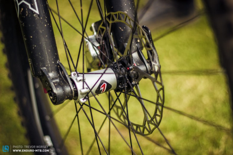 The DT EX1501 enduro wheelset brings performance in a light weight package.    