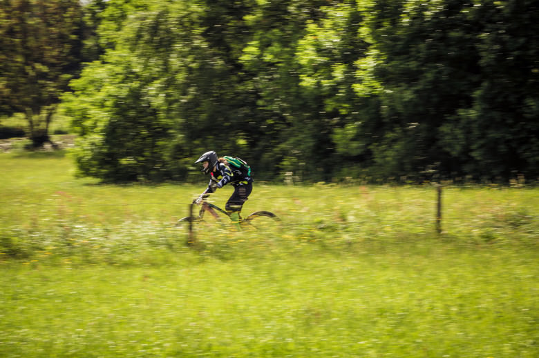 Stage 5 was full speed over some meadows.