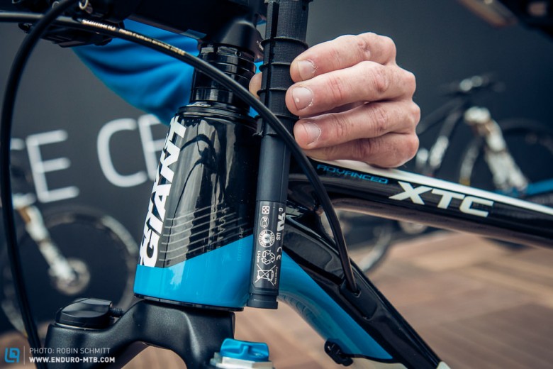 The Fox iCTD uses the same battery as Shimanos Di2 groupset.