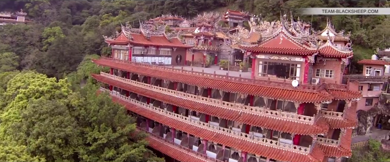 Traditionelle Paläste kommen in Taiwan häufiger vor