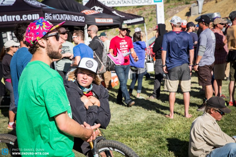 Cody Kelley and Mason Bond discuss race strategies. Or maybe make dinner plans. Both help lead the charge of young American racers shaping the North American race scene. 