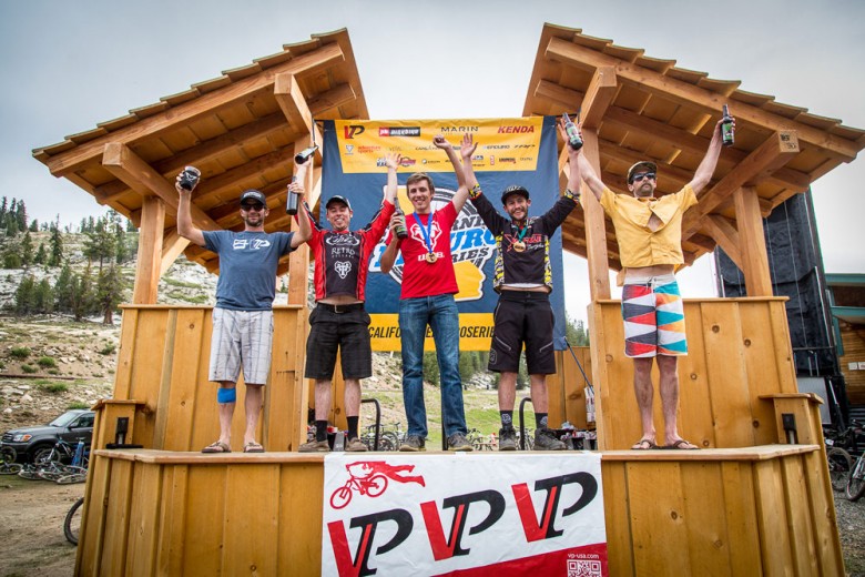 Fastest guys in a stacked field. Pro men podium: 1st Jeremiah Newman, 2nd Jeff Kendall-Weed, 3rd Jon Buckell, 4th Scott Chapin, 5th Casey Coffman.