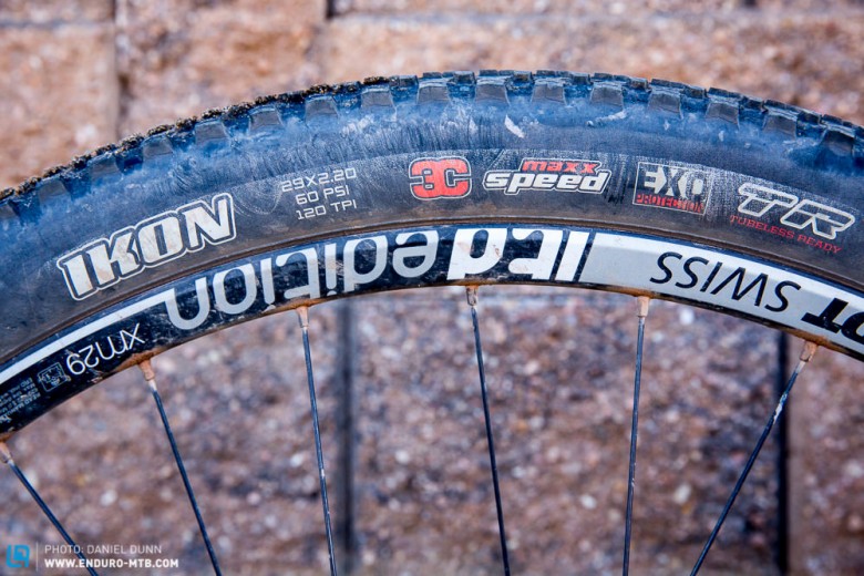 The Ikon comes from an XC racing background, but was updated this year with the Maxxis EXO sidewall protection. For certain riding or racing conditions, this fast rolling tire will shave time for you. 