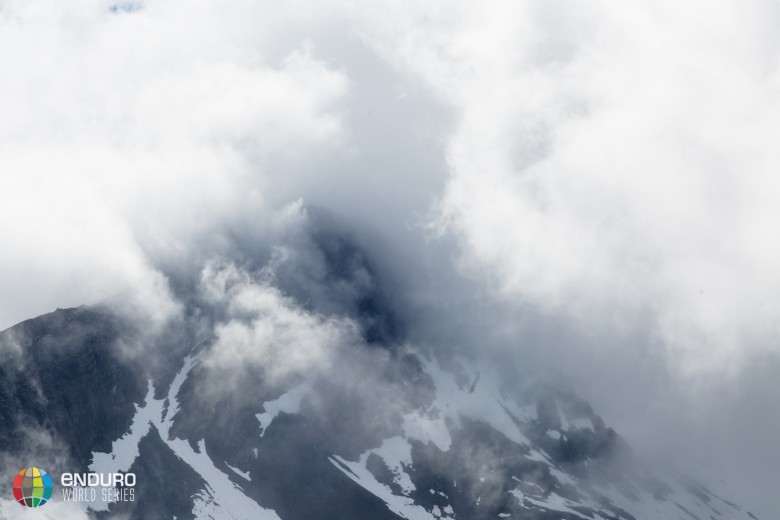Possibly Mont Blanc. EWS Rd 4, La Thuile