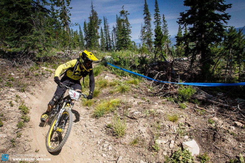 Anne Caroline Chausson is the women's winner at the Enduro World Series US stop. 