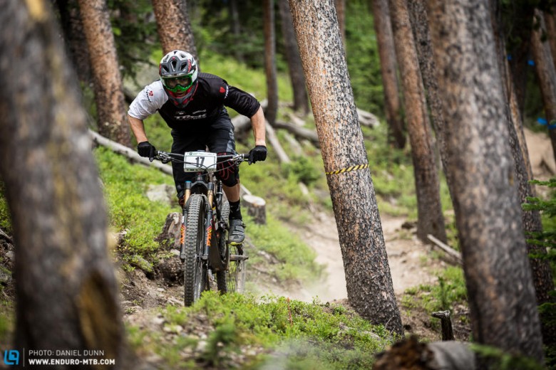 Justin Leov had a steady and fast weekend of riding to find himself in 5th place. 