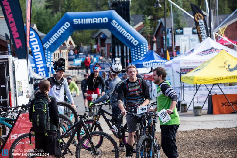 Crowds of racers were gathering, talking strategy and getting pumped for a big down of gnarly terrain at Keystone, Colorado. 