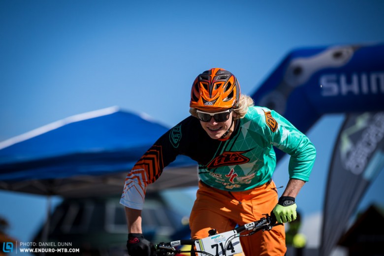 Was Cody Kelley smiling, or gritting his teeth. Probably both, this kid is happy to be racing, and a fierce competitor. 