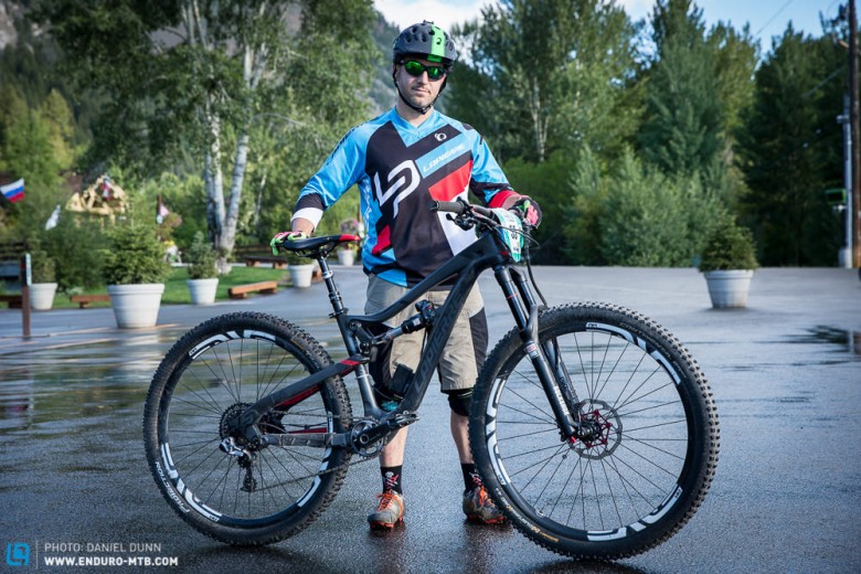 Ali Goulet, Sales Manager for LaPierre, riding nothing else but a Zesty 929.