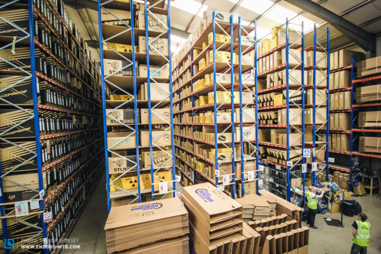 The warehouses at Chain Reaction are simply incredible, this is just one of the facilities.   