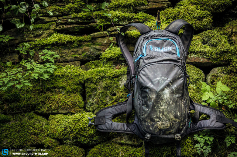The Bliss ARG 1.0 LD Backpack - 12 litre Volume, waterproof material, integrated protector.