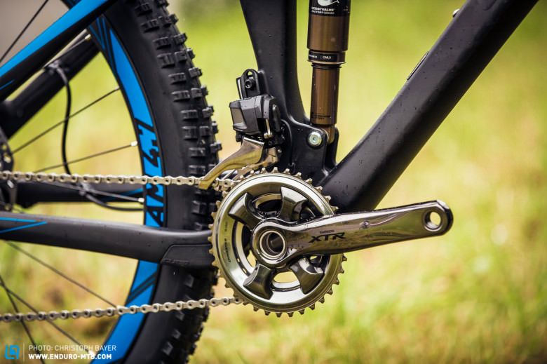 With a 2x11 XTR drivetrain, no hill should be too steep.