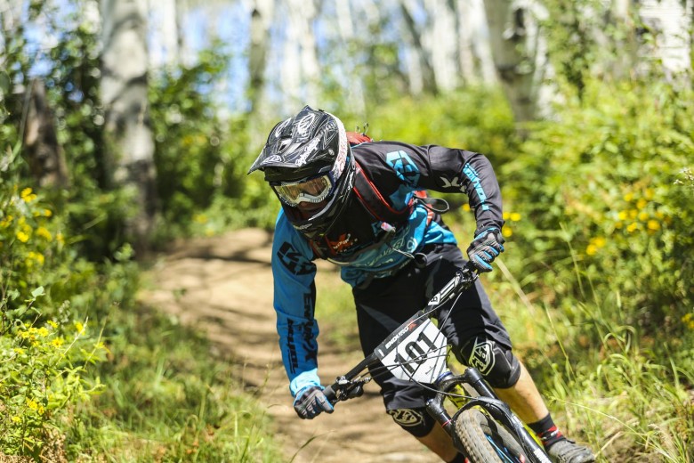 Trevyn Newpher is a pro downhiller, and also the head guy at the Steamboat resort bike park, which is under going a ground up build out, with plans to place it in the best bike parks in the US. He's fast. 