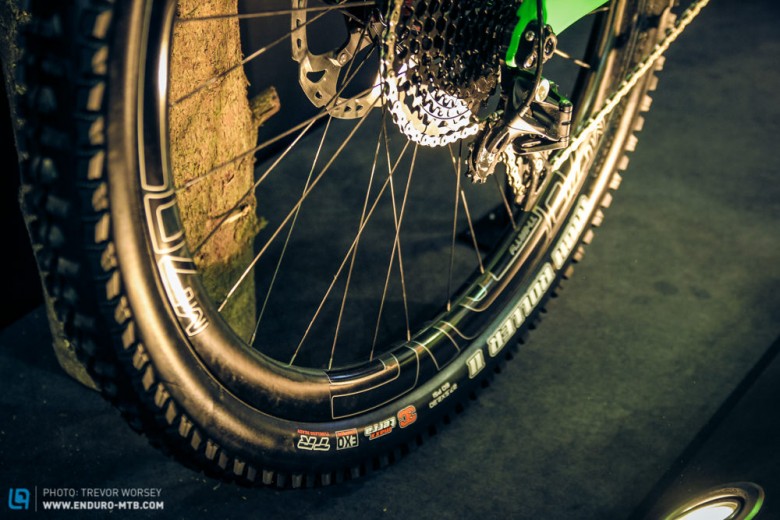 ENVE Wheels will be available as an option, the standard bike comes with a DT Swiss Wheelset.
