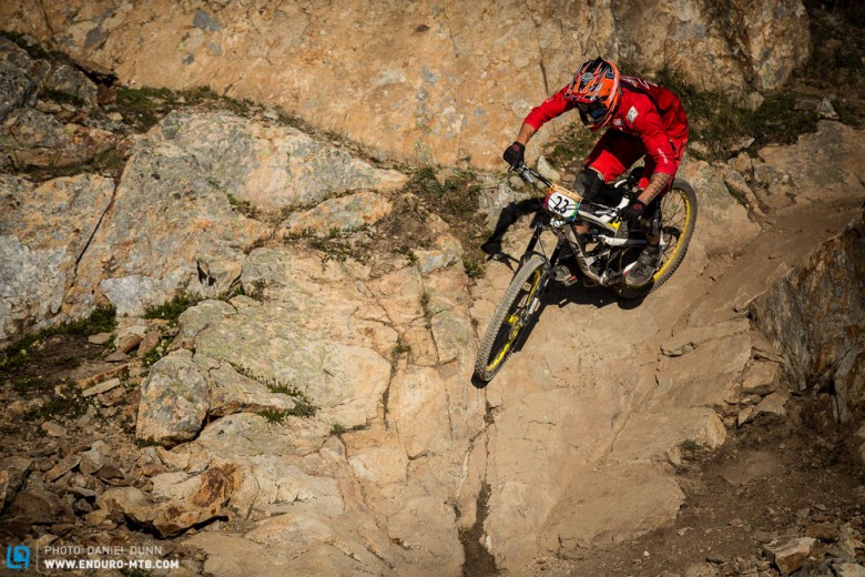 Bryan Regnier on the wall ride. 