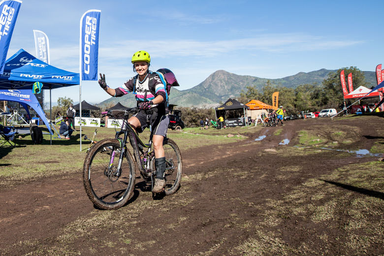 Rider Carolina Riadi, member of the Liv Giant Chile team