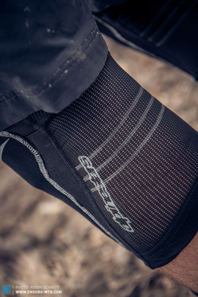 The protective elements of the pads are perforated and secured in mesh pocket for excellent breathability and core Cooling. The rear of the pad is mesh and worked well to keep the pad cool in use.