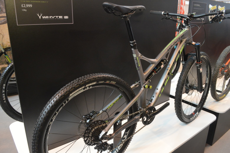 With 130 mm of travel, the Whyte should provide enormous trail fun