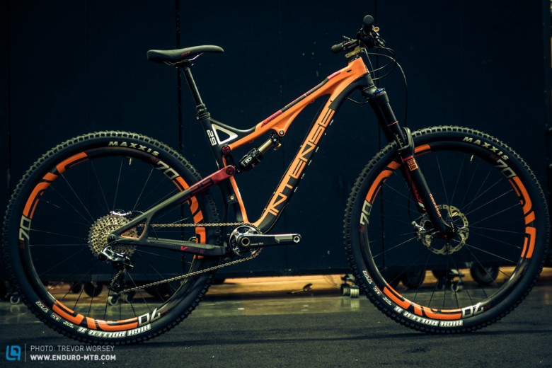 The Carbine is a 29 inch, 140mm trail bike, built for speed.