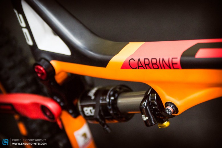 For 2015 Intense are running the Cane Creek DBinline Air Shock in 200mm x 55mm.