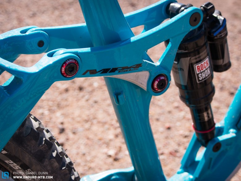 The 150mm of rear travel is looked after by a Rock Shox Monarch Plus RC3 High Volume shock.