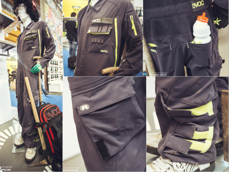 Der Trail Worker Suit verfügt über etliche praktische Details und besteht aus funktionellen und robusten Material. 