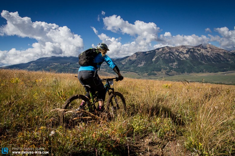 Mountain and pastures mix well in Crested Butte, CO. Look for some of these trails in next summer's EWS. 
