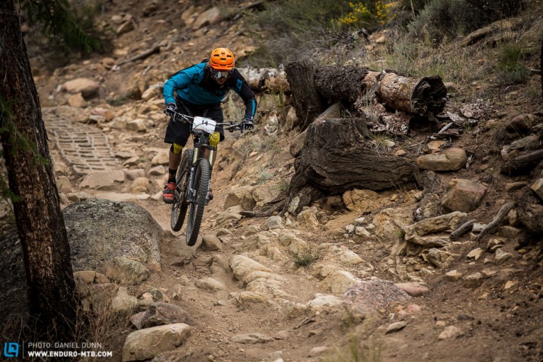 Casey Coffman is having a blast in Colorado and loves the trails in the area. 