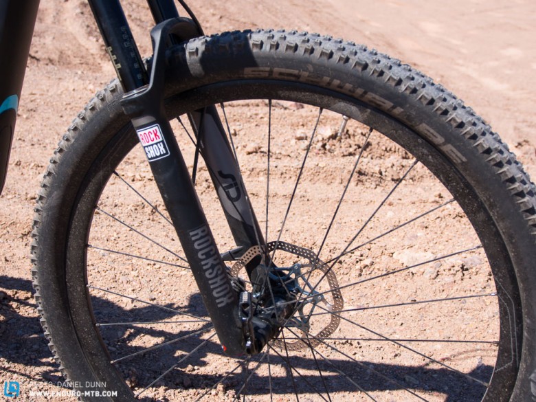 120mm-travel RockShox SID XX fork with 15mm thru-axle is a fantastic performing fork. 