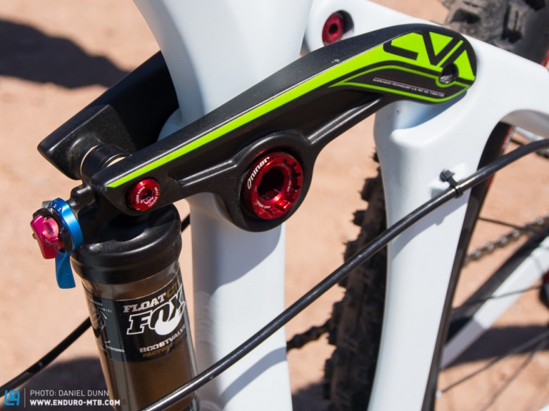 Niner alloy hardware gives the bike a little extra cool factor. 