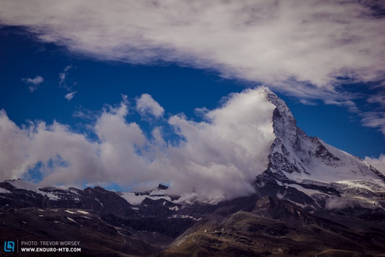 The Matterhorn, 4478m of symbolic, imposing bulk. 