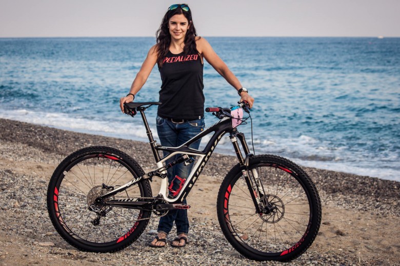 The 29er Specialzed Enduro S-Works took Anneke to 4th place in Finale Ligure